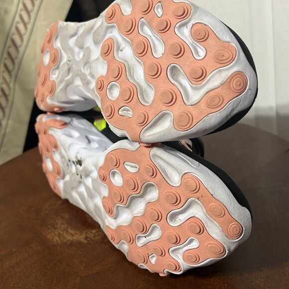 🔥 NIKE React Element 55 PRM Women Sz 9.5 Shoes Black-Coral Stardust cd6964-002 - Picture 15 of 16